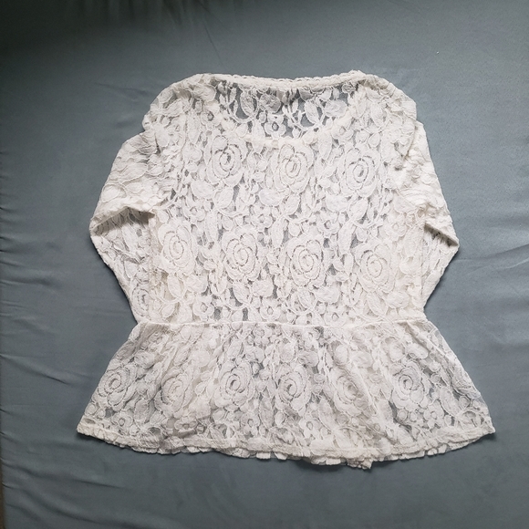 Peplum Lace Overlay - Picture 4 of 6